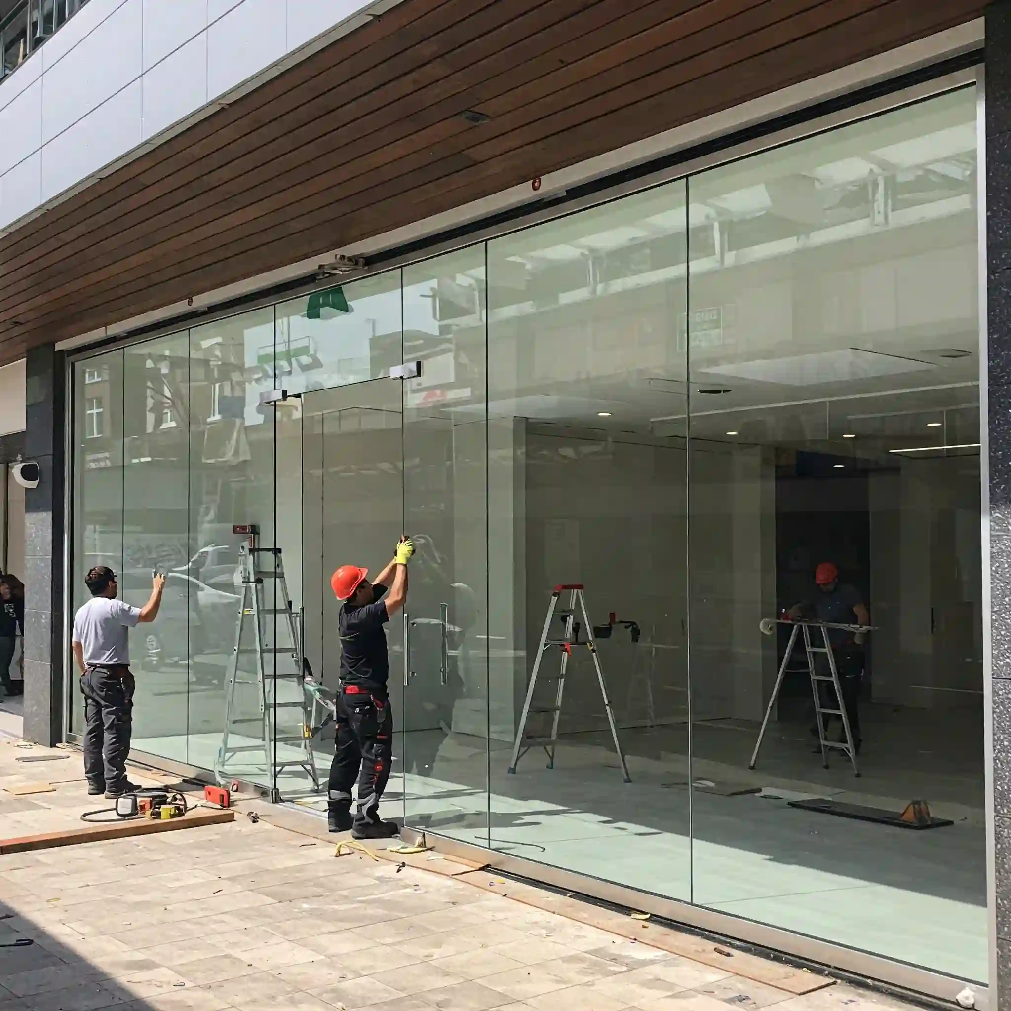 Professional shop front installation for an business